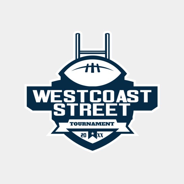 West Coast Street Tournament logo template Thumbnail